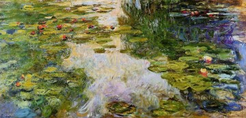  Lilies Painting - Water Lilies X Claude Monet Impressionism Flowers